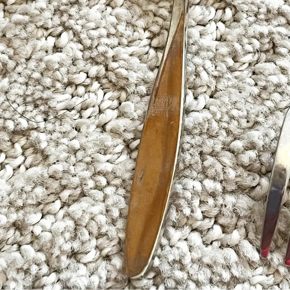 Vintage Baby Toddler Spoon & Fork Disney Oneida Leonard Stainless LOT of 7